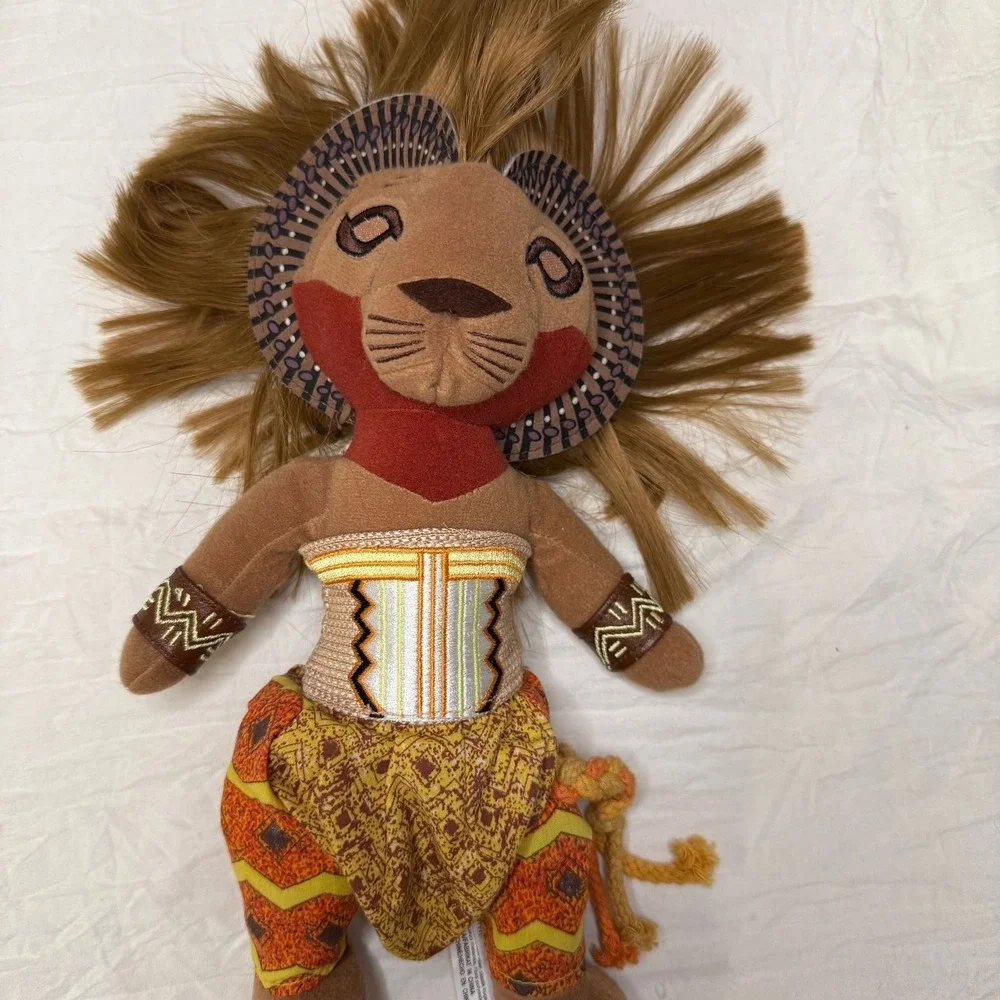 Disney The‎ Lion King Broadway Musical Simba Plush Doll Souvenir